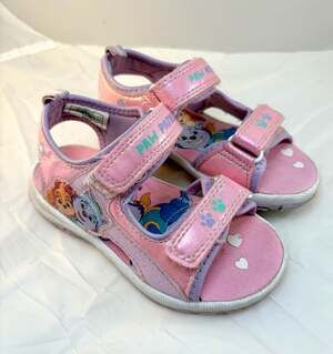 Nickelodeon Paw Patrol Skye & Everest Toddler Girls Pink Sport Sandals